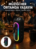 Bluetooth Hoparlör USB Şarjlı Uzun Pil Ömrü Android ve İOS Uyumlu Renkli Yeni Nesil