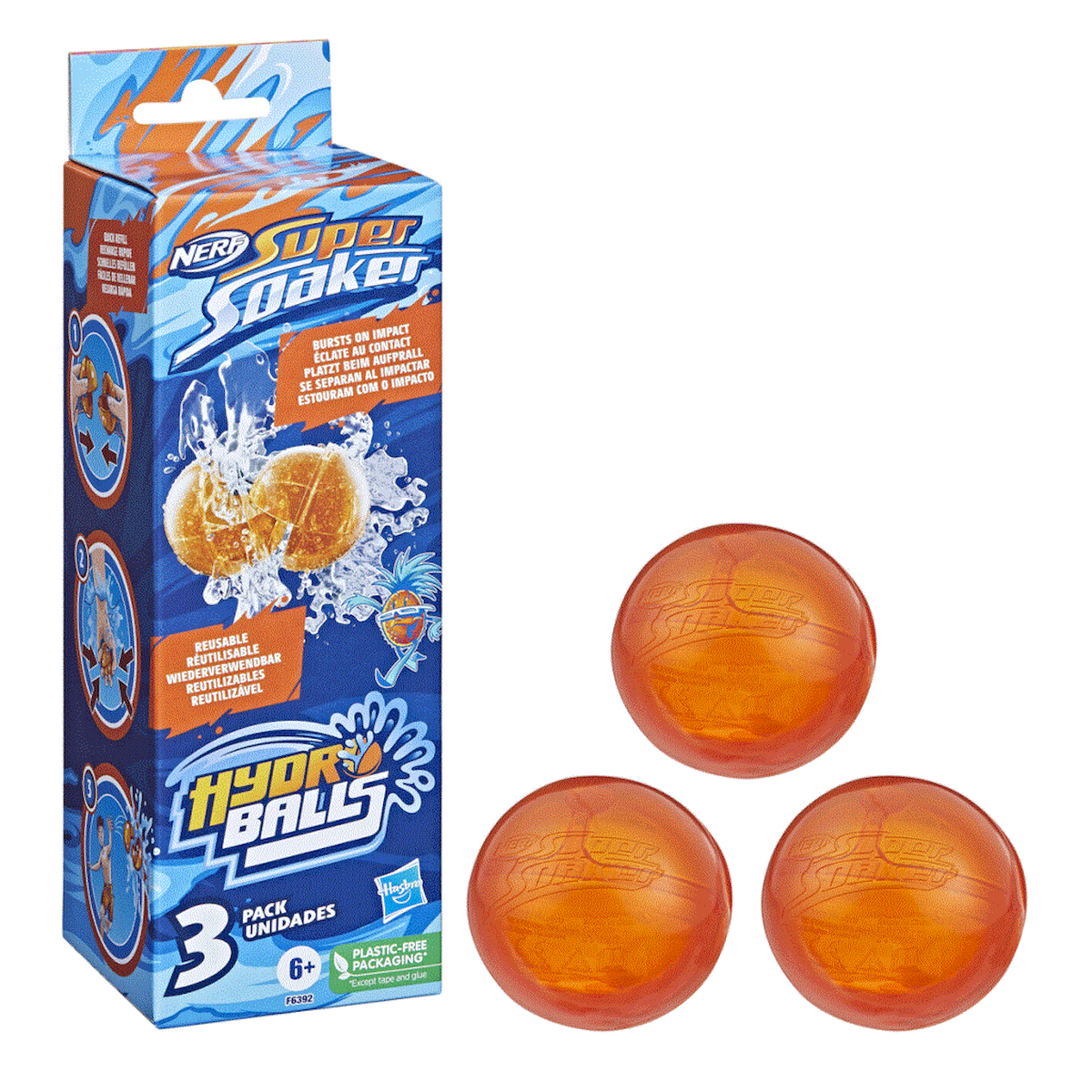 F6392 Super Soaker 3lü +6 yaş