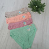 4'Lü Paket Renkli Bambu Külot