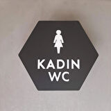 Honeycomb Serisi Işıklı Erkek&kadın&engelli Wc Yönlendirme Seti