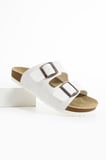 Mikanos Aryan Unisex Ortapedik Eva Taban Comfort Çift Bantlı Tokalı Günlük Rahat Sandalet Terlik