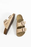 Mikanos Aryan Unisex Ortapedik Eva Taban Comfort Çift Bantlı Tokalı Günlük Rahat Sandalet Terlik
