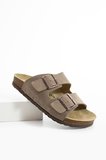 Mikanos Aryan Unisex Ortapedik Eva Taban Comfort Çift Bantlı Tokalı Günlük Rahat Sandalet Terlik