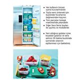 Tupperware SERA SET 2'Lİ 1.8 Lt 4.4 Lt SEBZE MEYVE SAKLAMA KABI 