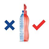 Tupperware EKO ŞİŞE 750 ML MAVİ MATARA SULUK WATER BOTTLE HSGL