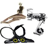 HSGL BİSİKLET TY05 ARKA ATIRICI ÖN ATTIRICI TY 05 VİTES KOLU SET