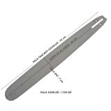 HSGL HUSQVARNA 61 268 272  365 KILAVUZ PALA 3/8 34 DİŞ ZİNCİR SET