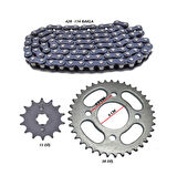 HSGL MOTORSİKLET CG125 ÖN ARKA DİŞLİ VE ZİNCİR SET KALİTELİ