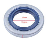 Hsgl Motorlu Testere Husqvarna 61 / 268 / 272 Krank Keçesi Oil Seal