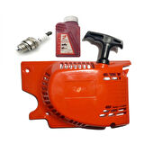 Hsgl Motorlu Testere Starter Normal Sıngle  Buji 100ml 2T Yağ set 