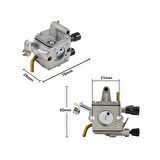 Hsgl Motorlu Tırpan Stıhl FS450/480 Karbüratör Sırt Ve Yan Modeller 