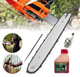 Hsgl Motorlu Testere Makita Uyumlu 3/25 33 Diş Kılavuz 2T yağ Buji Set Makita DCS5430 5520 54300 5200 5430 Modellere uyumlu