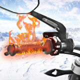 HSGL Motosiklet Isıtmalı 2 Kademeli Elcik 22mm Ayarlanabilir Sıcaklık, Uyumlu Isıtıcı El Kolu (Çift) 53748