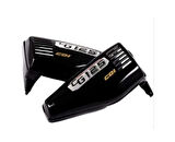 HSGL Motosiklet CG Yan Kapak Takımı Siyah Parlak Renk  Sağ  Sol Kapak Seti  CG 125 / CG 150 Uyumlu