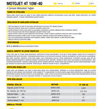 HSGL Lubran 4T MotoJet 10W-40 API SL Motor Yağı 1 Litre Yüksek Performanslı 4 Zamanlı Motosiklet Yağ