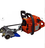 HSGL WEDO EH61 Benzinli Motorlu Testere 61.5cc 3.9BG + Kabuk Soyma Makinesi Aparatı (Profesyonel Ağaç Kesim ve Soyma Seti)