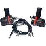 HSGL BİSİKLET VİTES KOLU KOLDAN KIRMIZI 7x3 RAKAMLI