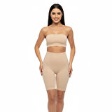 Diz Üstü Yüksek Bel Paçalı Korse – Silikonlu, Kaydırmaz Ve Şekillendirici Vücut Etkili