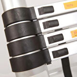 HAS-TEC 8+8 Basamaklı Çift Taraflı A Tipi Uzayan Teleskopik Merdiven 5 m