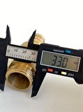Gemü Hava Sıvı Valfi Pirinç Bağlantı Adaptörü 17mm 