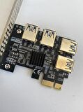 PCE4PCE-A01 VER006S PCI-E USB Genişletme Kartı 1 Adet