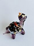 El Yapımı Murano Cam Kaplumbağa Biblo A17-01