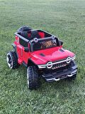 Jeep WN-1166 Model 4x4 12V Akülü Araba Kırmızı 
