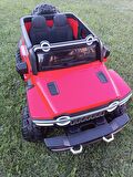 Jeep WN-1166 Model 4x4 12V Akülü Araba Kırmızı 