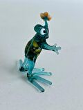 El Yapımı Murano Cam Kurbağa Biblo A30-02