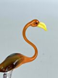 El Yapımı Murano Cam Flamingo Biblo A33-02