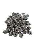 Gritti Group 4 Delikli Organik Düğme 17.5 mm Gri 100 Adet