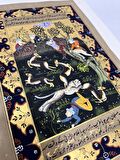 Doğada Kamuflaj Adlı El Yapımı Minyatür Resim 29,5x18,5 cm