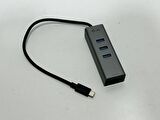 i-Tec Type-C Metal Hub 3 Port + Gigabit Ethernet Adaptör