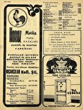 İzmir 1982-1983 Meslek Reklam İlanı Efemera S261