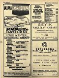 İzmir 1982-1983 Meslek Reklam İlanı Efemera S371