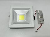 Global K2 KDL-322 Cob Ledli Kare Tavan Lambası 20W 6500K