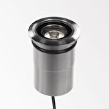 Deltalight Logic 40 R A 93015 Inox Gömme Yer Led Aydınlatma IP67 3000 K