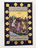 İnfaz Adlı El Yapımı Minyatür Resim 28,5x18,5 cm