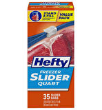 Hefty Tekrar Kullanılabilir Buzdolabı Poşeti 20,3x5x14,4cm (35 Adet)