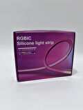 RGBIC Tuya Wifi Bt Silikon Neon Rgb Led Şerit IP67 10 Metre