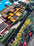 Brugge'de Bir Park Adlı İran Tebriz Halı Tablo 95x75cm - Duvar Halı Kilim Tablo