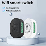 ZigBee Tuya 2 Yollu Mini Akıllı Anahtar 16A TMZ02