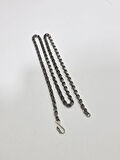 Zincir Motifli 925 Ayar Gümüş Kolye 4,5mm 46,35 Gram