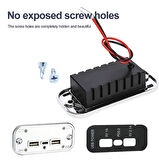 Type-C USB 3 Portlu Araç Şarj Soketi Adaptörü 12V-24V 