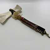 El Yapımı Kızılderili Doğal Kemik Balta 45cm (Model 7)