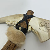 El Yapımı Kızılderili Doğal Kemik Balta 45cm (Model 5)