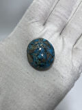 Okyanus Temalı Doğal Kabaşon Firuze Taşı 78,8 Karat - Turkuaz Taşı 15,77 Gram