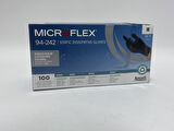 Ansell 94-242, MICROFLEX Antisatik Siyah Nitril Eldiven M Beden (100’lü Paket)