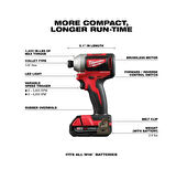 Milwaukee 2892-22CT M18 Fırçasız 2'li Akülü Matkap ve Vidalama Set