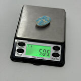 Doğal İran Nişabur Firuze (Turkuaz) Taşı 25,1 Karat - 5,04 Gram